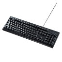 【5/1限定ポイント7倍(要エントリ)+最大1000円オフクーポン】【訳あり 新品】日本語109キーボード PS/2 レーザー刻印キー 高耐久設計 ブラック S...