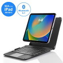 【訳あり 新品】キーボード iPadケース付き Bluetooth Apple 第10世代iPad 10.9インチ専用 タッチパッド内蔵 マグネット USB Type-C充電式 SKB-BTIPAD3BK サンワサプライ ※箱にキズ 汚れあり