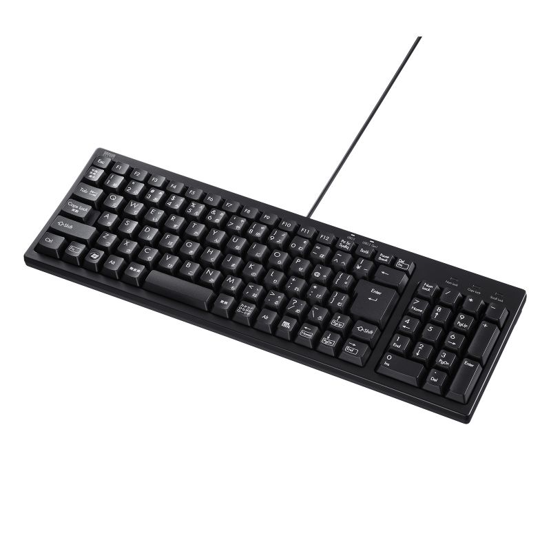 【最大2000円OFFクーポン配布中】【訳あり 新品】USBキーボード USB3.2 Gen1 USB2.0ポート付き コンパクト テンキー付き ブラック SK...