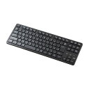 【最大777円OFFクーポン配布中】【訳あり 新品】ワイヤレス静音キーボード 2.4GHzワイヤレス USB テンキーなし 薄型メンブレン ブラック SKB-W...