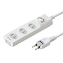 【5/1限定ポイント7倍(要エントリ)+最大1000円オフクーポン】電源タップ 5m 2P 4個口 トラッキング対策 集中スイッチ付き TAP-TSH45SWN...