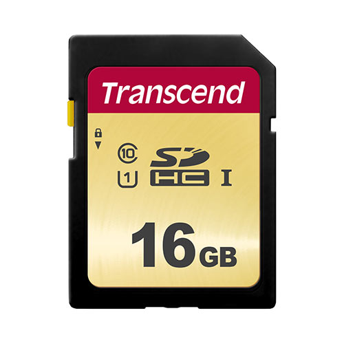 【最大3500円OFFクーポン 5/20まで】Transcend SDHCカード 16GB Class10 UHS-I TS16GSDC500S【ネコポス対応】