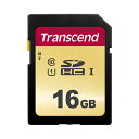 【ランク別最大P10倍 最大3000円OFFクーポン】Transcend SDHCカード 16GB Class10 UHS-I TS16GSDC500S【ネコポス対応】