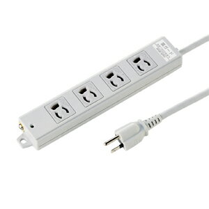 【最大2000円OFFクーポン配布中】【訳あり 新品】業務用雷ガードタップ 4個口 3m 抜け止め マグネット付き TAP-K4SP-3 サンワサプライ ※箱に...