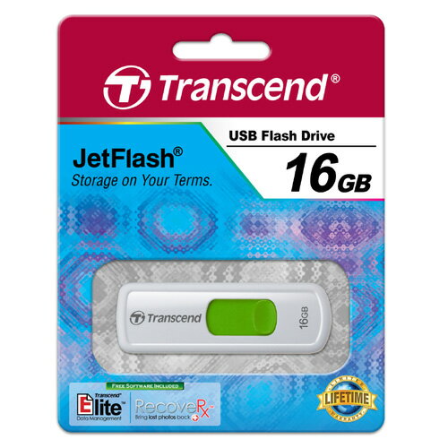 トランセンド(Transcend)社製　USBフラッシュメモリ 16GB　スライドコネクタ TS16GJF530【ネコポス対応】