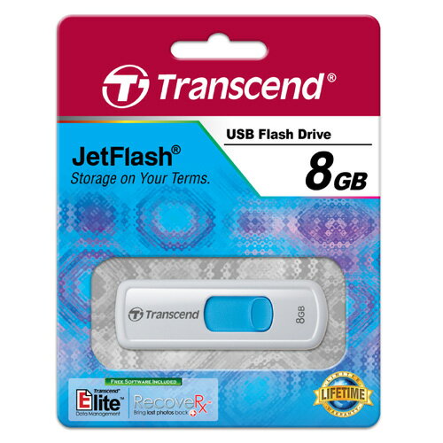 トランセンド(Transcend)社製　USBフラッシュメモリ 8GB　スライドコネクタ TS8GJF530【ネコポス対応】