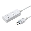【最大777円OFFクーポン配布中】【訳あり 新品】雷ガードタップ 2P 3個口 1m TAP-SP2113MG-1WN サンワサプライ ※箱にキズ、汚れあり