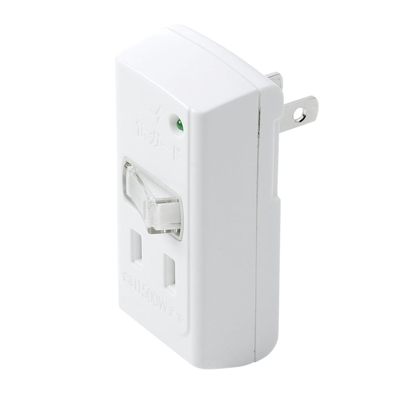 【最大2000円OFFクーポン配布中】【訳あり 新品】タップ 2P 2個口 雷ガード 一括集中スイッチ付き TAP-SP221 サンワサプライ ※箱にキズ、汚れ...