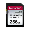 【最大2000円OFFクーポン配布中】Transcend SDXCカード 256GB UHS-I U3 V30 A2 TS256GSDC340S【ネコポス対応】