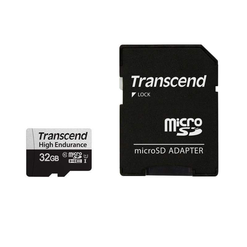 microSDHCカード 32GB Transcend Class10 UHS-I U1 高耐久 ドライブレコーダー セキュリティカメラ SDカード変換アダプタ付 TS32GUSD350V【ネコポス対応】