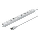 【5/1限定ポイント7倍(要エントリ)+最大1000円オフクーポン】【訳あり 新品】工事物件タップ コード長3m 8個口 3pプラグ マグネット付き TAP-K...