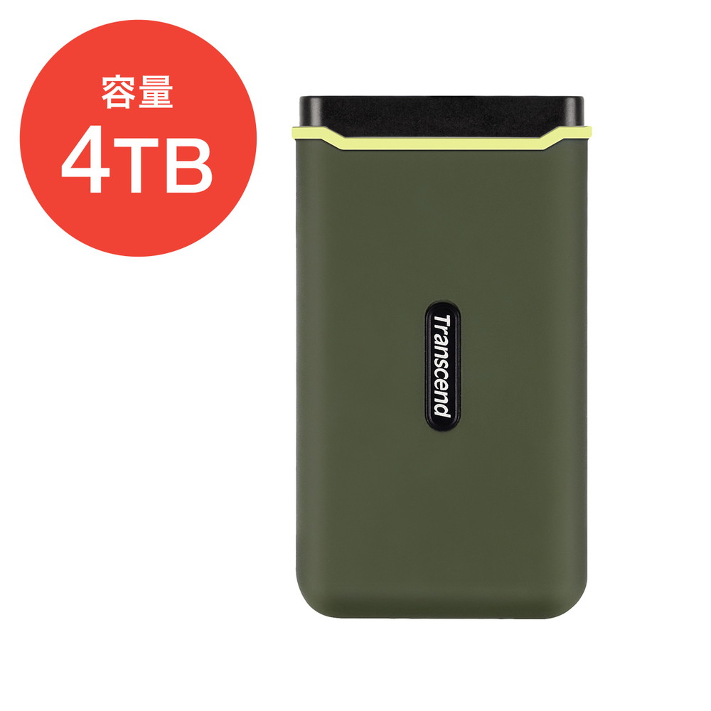 【6/1限定ポイント7倍 要エントリ ＋最大1000円オフクーポン】Transcend ESD380C ポータブルSSD 4TB TS4TESD380C