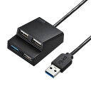 【11/1限定ポイント7倍(要エントリ)+最大1000円オフクーポン】USB3.2Gen1+USB2.0コンボハブ USB-3H413BKN サンワサプライ