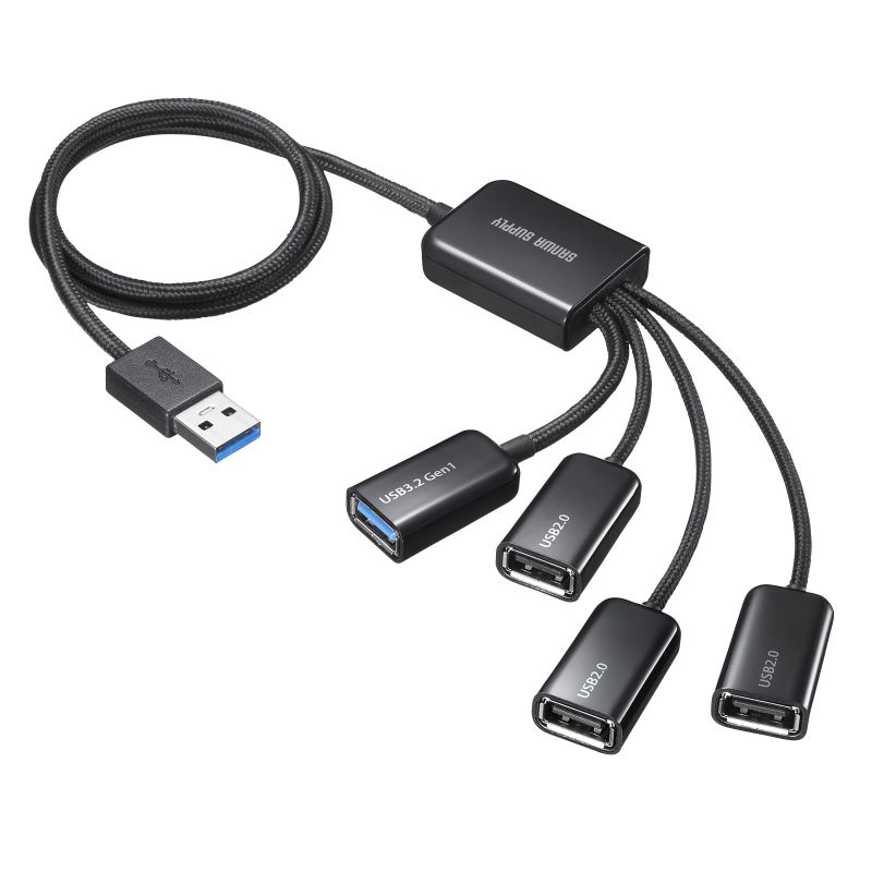 USB3.2 Gen1+USB2.0 R{nu 4|[g oXp[ USB-3H436BK TTvCylR|XΉz