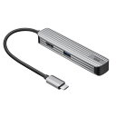 【10％OFFクーポン配布中】USB Type-Cマルチ変換アダプタ HDMIポート SD/microSDカードリーダー USB3.2 Gen1ポート付き USB-3TCHC5S サンワサプライ