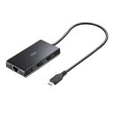【訳あり 新品】USBハブ LAN対応 Type-C 3ポート セルフパワー 2.5GLAN対応 10Gbps USB-3TCLS8BK サンワサプライ ※箱に...