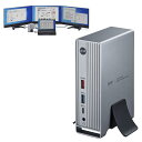 【最大3000円OFFクーポン配布中】USB Type-Cドッキングステーション 4K×3画面出力 USB PD対応 USB-CVDK10 サンワサプライ