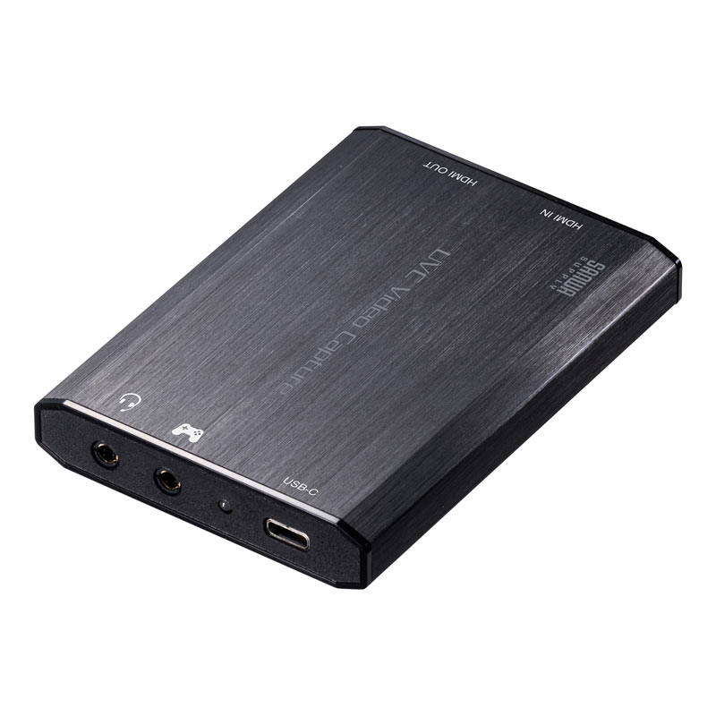 【最大3500円OFFクーポン 5/20まで】【訳あり 在庫処分】HDMIキャプチャー WEBカメラ化 USB3.2 Gen1 USB type-C対応 4K パススルー出力付き Zoom Teams Win＆Mac USB-CVHDUVC3 サンワサプライ