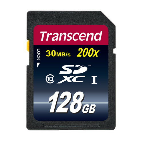 Transcend gZh Wp SDXCJ[h 128GB Class10 Ultimate TS128GSDXC10ylR|XΉz