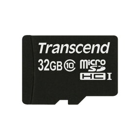 microSDHCカード 32GB class10 Transcend社製 TS32GUSDHC10 SDカード変換アダプタ付き 【ネコポス対応】