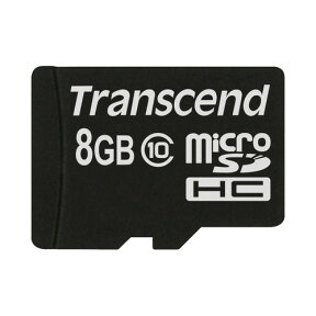 【4/25限定！抽選で100%P還元+10％OFFクーポン】Transcend トランセンド ジャパン microSDHCカード 8GB class10 【ネコポス対応】