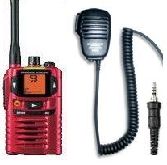 【沖縄県への発送不可】SR70Aレッド&MS800S八重洲無線(ヤエス)インカム トランシーバー小型・大音量・防水・防塵モデル