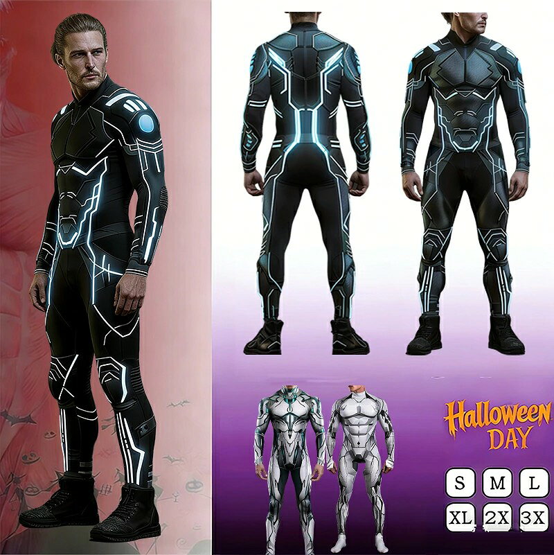 ボディタイツ 全身タイツ 全身スーツ コスチューム仮装 コスプレ衣装 タイツ 大人用 大人 メンズ レディース 男性 女性 筋肉 人体 3D ハロウィン ハロウィーン パーティー イベン