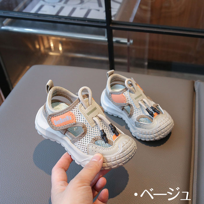 エーステクノ楽天市場店の海水浴 ベビー サンダル つま先保護 キッズ 子供 男の子 つま先あり スポーツサンダル 女の子｜アングル2
