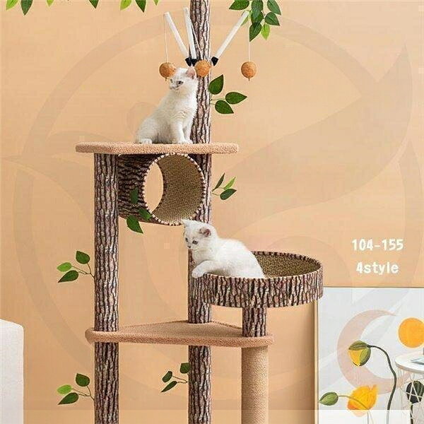 キャットタワー 大型 猫 大型猫 木 猫用品 キャットタワー 大人気! 1 2 3 4