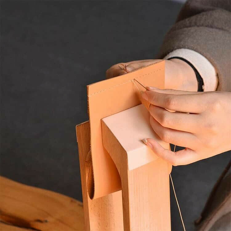 木製レザークラフト 木製 レーシングポニー ステッチングツリー ソーイングホース ...