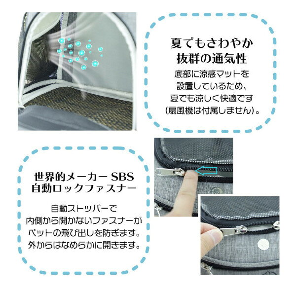 ペットキャリー リュック ペットリュック 猫キャリーバック バックパック メッシュ...