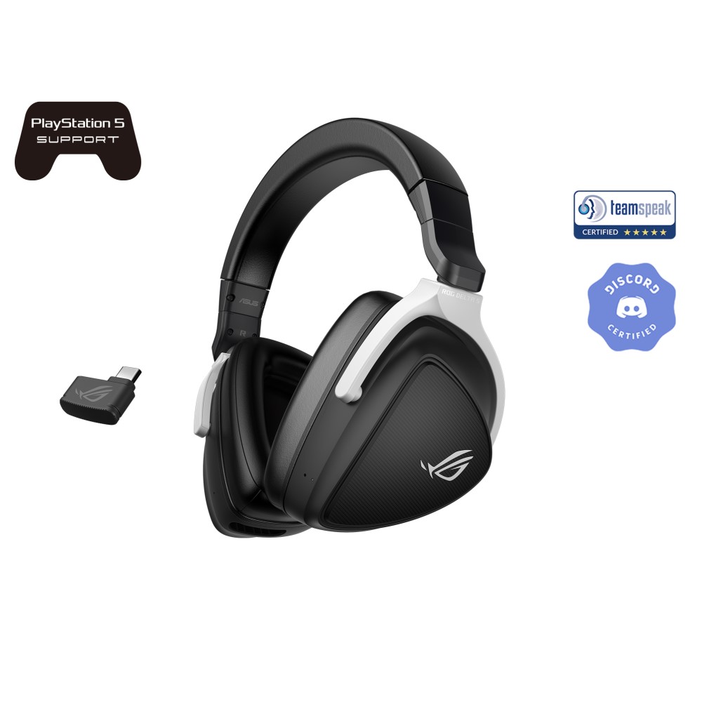 ROG Delta S Wirelessゲーミングヘッドセット USB Type-C無線/Bluetooth対応 PC/PS5/Switch/新品未開封..