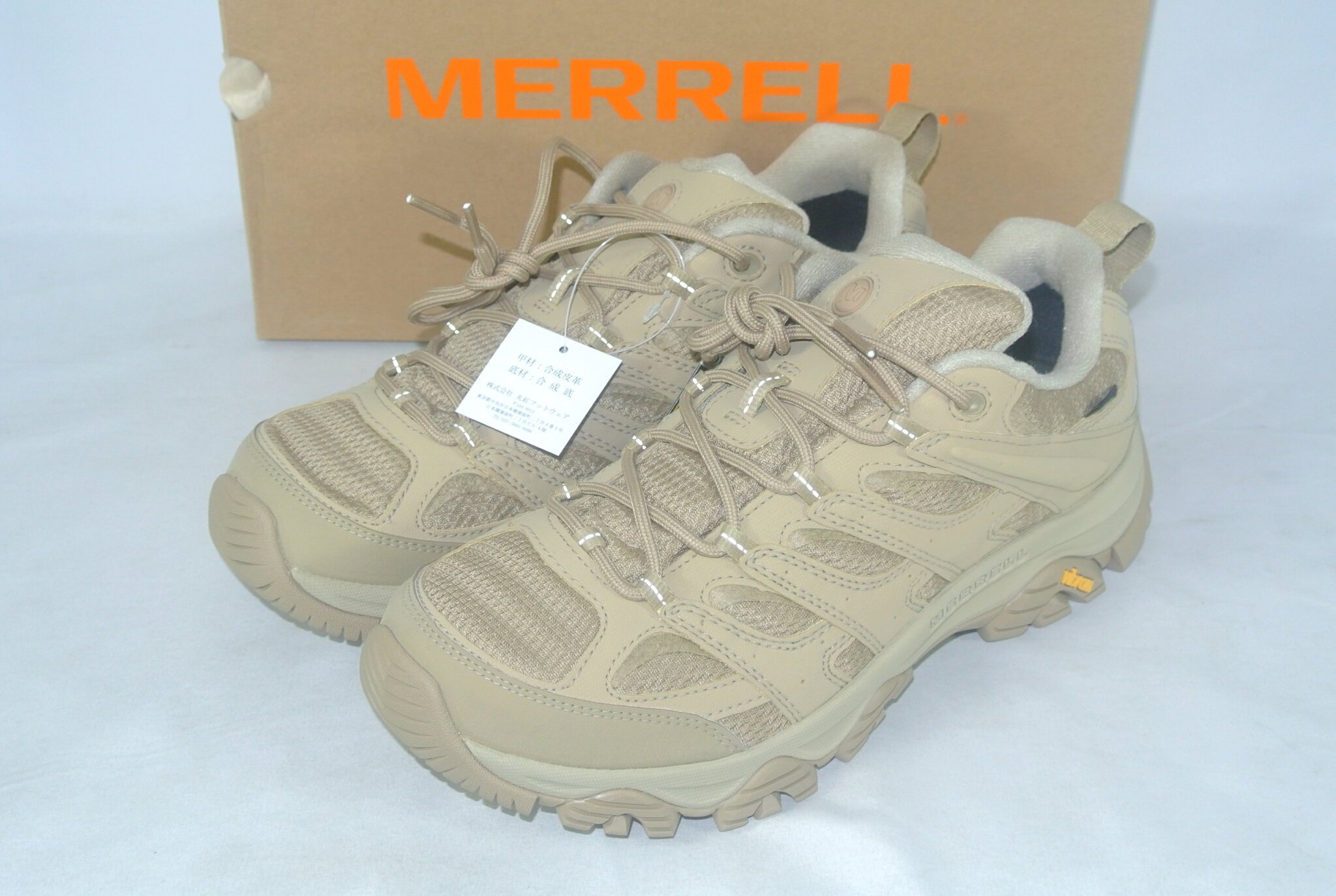 アウトレット MERRELL MOAB 3 SYNTHETIC GORE-TEX メンズ INCENSE/INCENSE ベージュ J500433 28CM 訳あり未使用品/送料無料/激安処分