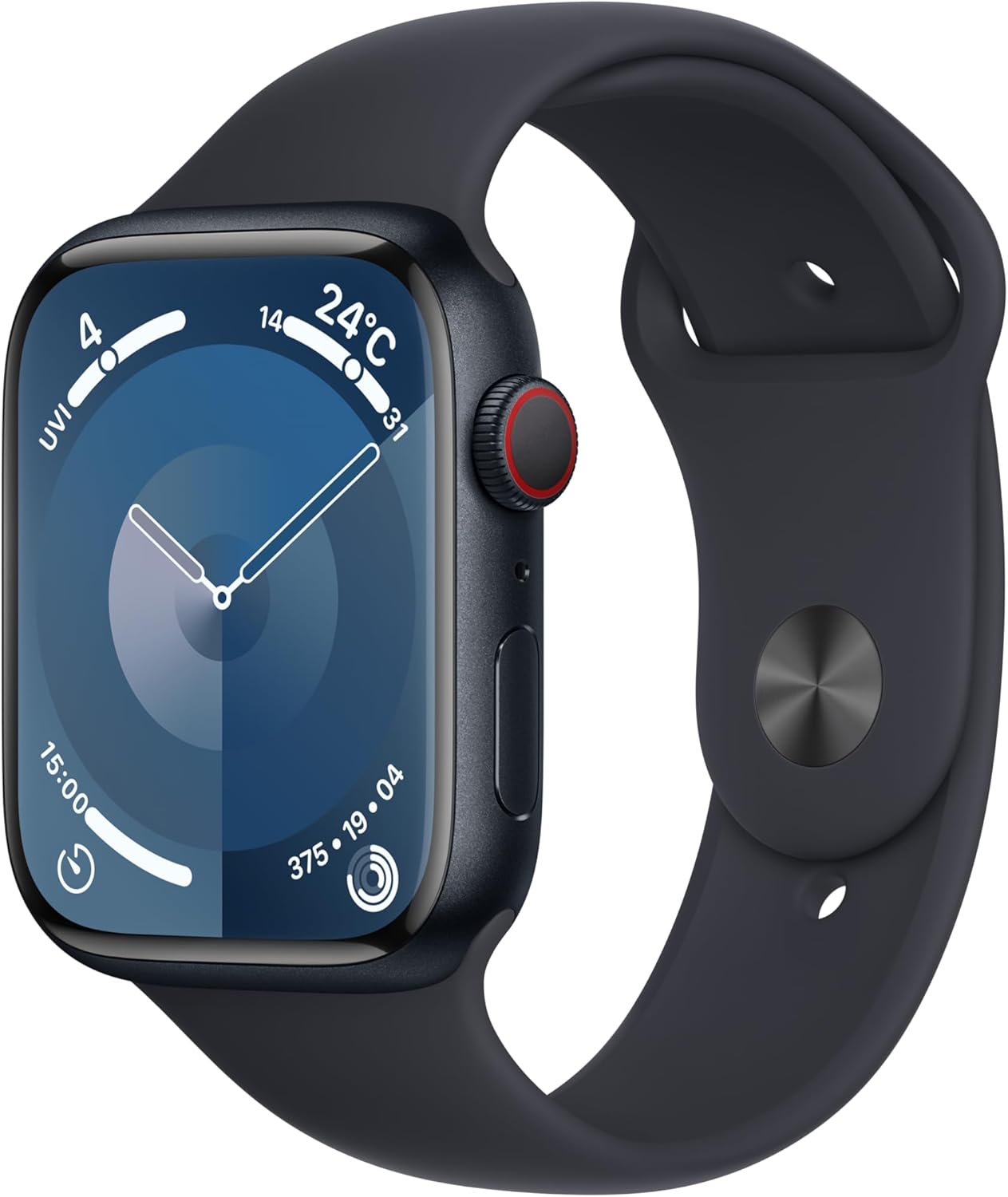 展示品 Apple Watch Series 9(GPS + Cellularモデル)- 45mm A2984(3M597J/A) 展示美品、新品同様、送料無料...