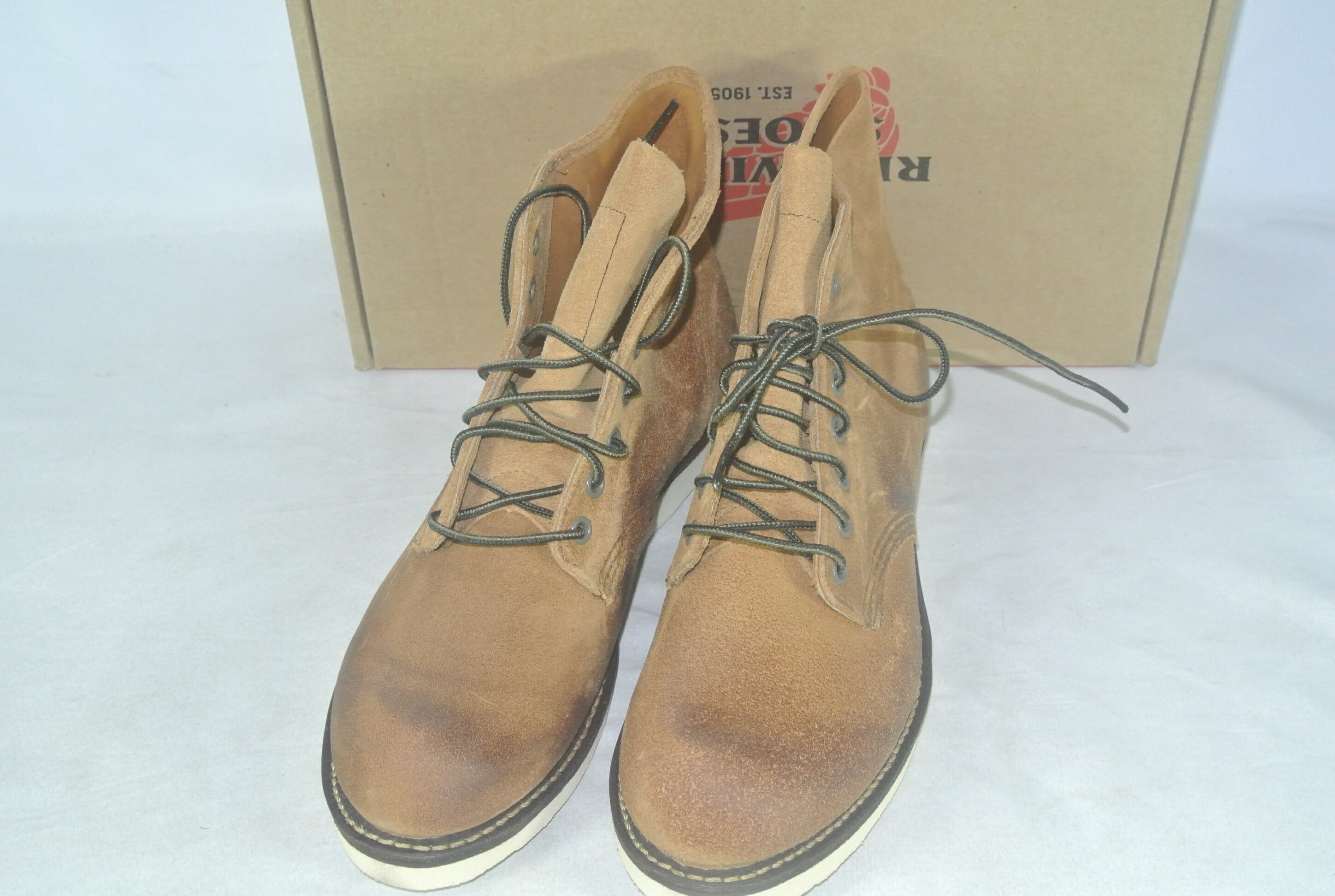 アウトレット REDWING (レッドウィング) 8151 Classic Work 6inch Round-toe クラシックワーク6インチラウンドトゥ ホーソーンミュールスキナーラフアウト 26CM 未使用品/送料無料/激安処分