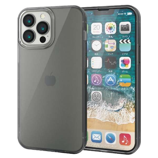 Rakuten - PM-A21DHV360LBK[ブラック]Phone 13 Pro Max用/ハードケース/360度保護/背面ガラス/送料無料