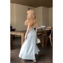 リネン ワンピース レディース ナチュラル 体型カバー 春 夏 涼しい Aライン ゆったり 綿麻 ロングワンピース 無地 おしゃれ かわいい 大人 ナチュラル服...