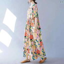 リネン ワンピース レディース ナチュラル 体型カバー 春 夏 涼しい Aライン ゆったり 綿麻 ロングワンピース 無地 おしゃれ かわいい 大人 ナチュラル服 旅行 リゾート カジュアル きれいめ