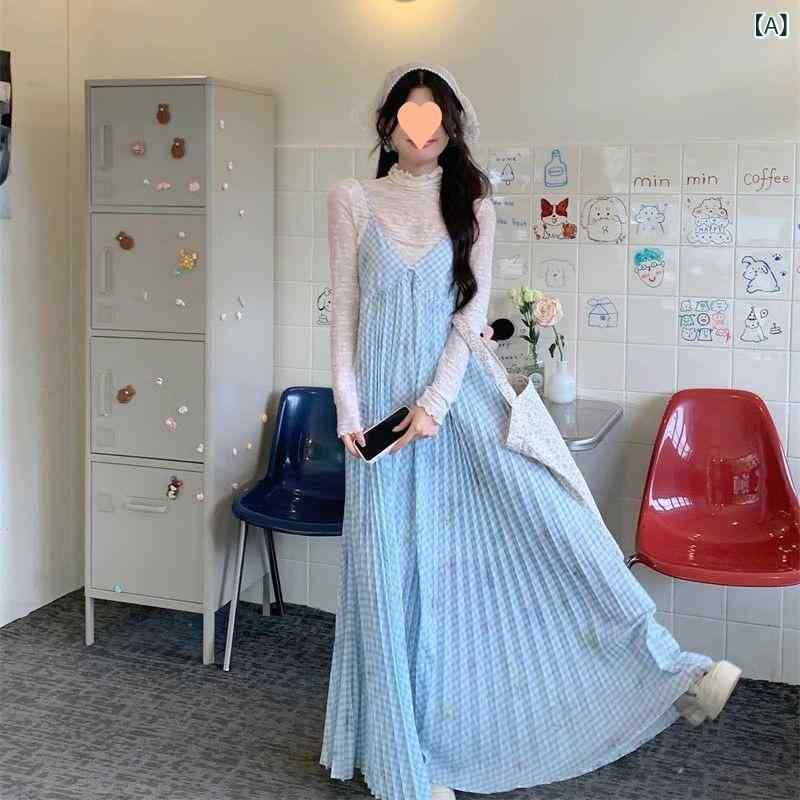 キャミワンピース レディース 重ね着 ロングワンピース 体型カバー 春 夏 秋 ゆったり Aライン ナチュラル おしゃれ 可愛い 無地 レイヤード風 綿麻風 マキシ丈 楽ちん 涼しい 大人 カジュアル 旅行コーデ