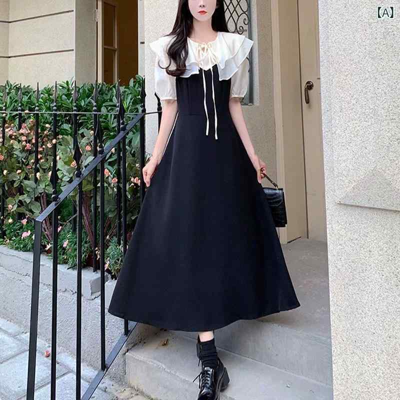 大人可愛い ティアードワンピース ロング丈 レディース フレア Aライン きれいめ ワンピース 体型カバー ゆったり おしゃれ ナチュラルコーデ 無地 シンプル 春 夏 秋 リゾート 休日コーデ 通勤