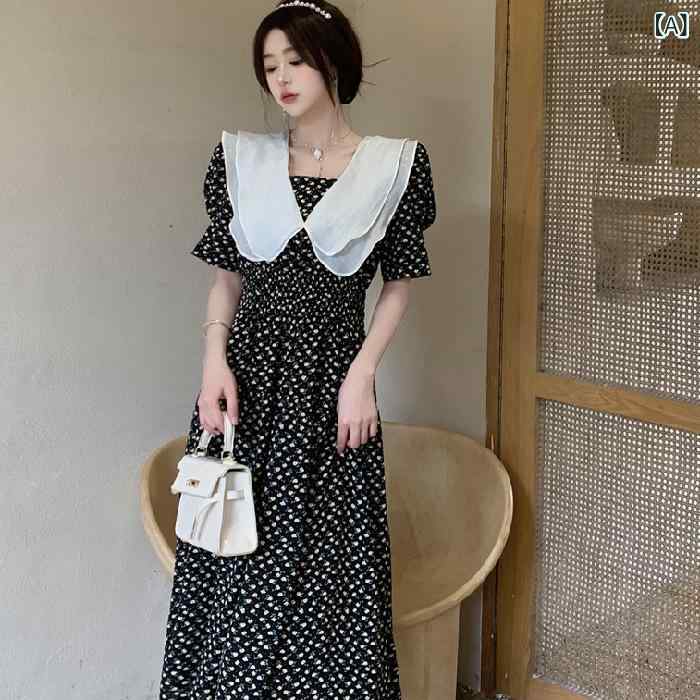 大人可愛い ティアードワンピース ロング丈 レディース フレア Aライン きれいめ ワンピース 体型カバー ゆったり おしゃれ ナチュラルコーデ 無地 シンプル 春 夏 秋 リゾート 休日コーデ 通勤