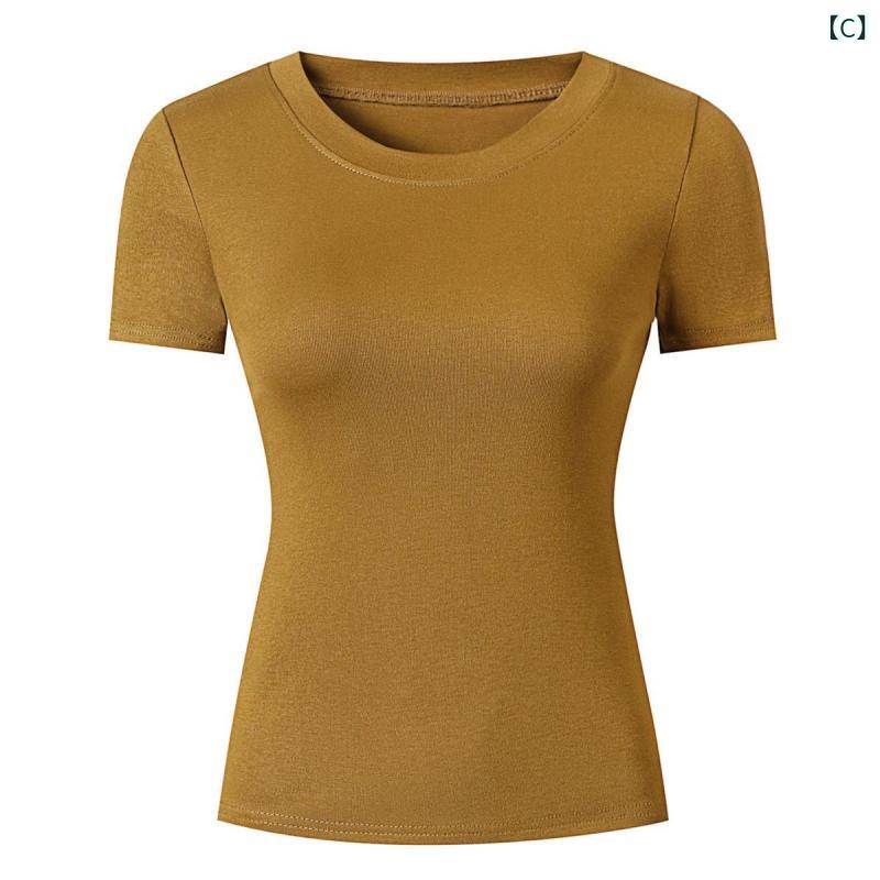 Tシャツ レディース クロップド丈 半袖 短め トップス 無地 おしゃれ 可愛い 韓国風 カジュアル 着痩せ スリム フィット 夏 春 ダンス 衣装 トレンド 薄手 涼しい ハイウエストに合う 20代 30代
