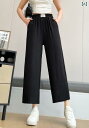ワイドパンツ レディース 春 夏 秋 冬 ハイウエスト ゆったり 体型カバー 美脚効果 ウエストゴム カジュアル きれいめ 大人 おしゃれ 無地 楽ちん ロングパンツ 通勤 オフィス ナチュラル 旅行(x3)