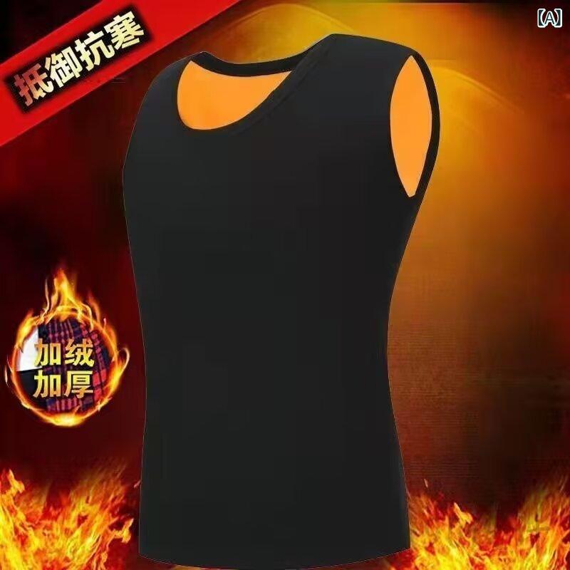 タンクトップ メンズ インナーシャツ 吸汗速乾 接触冷感 ストレッチ 綿混 無地 背中メッシュ 通気性 速乾 ドライ 涼しい 大きいサイズ スポーツ ジム トレーニング 夏 肌着