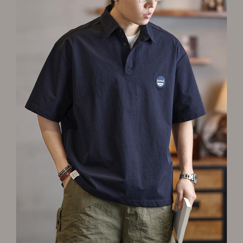 ポロシャツメンズ男性トップス春夏ア...