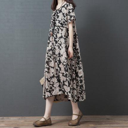 リネン ワンピース 夏 ゆったり 綿麻混 ロング丈 ノースリーブ 体型カバー きれいめ 大人女子 通勤にも◎ 涼感素材 ナチュラル 上品シルエット 大きめサイズ