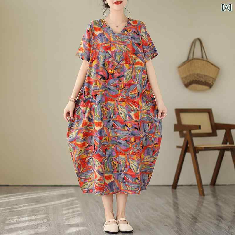 リネン ワンピース 夏 ゆったり レディース ロング丈 ノースリーブ 無地 綿麻素材 体型カバー 涼しい 通気性 春夏 マキシ丈ワンピース ナチュラル きれいめ