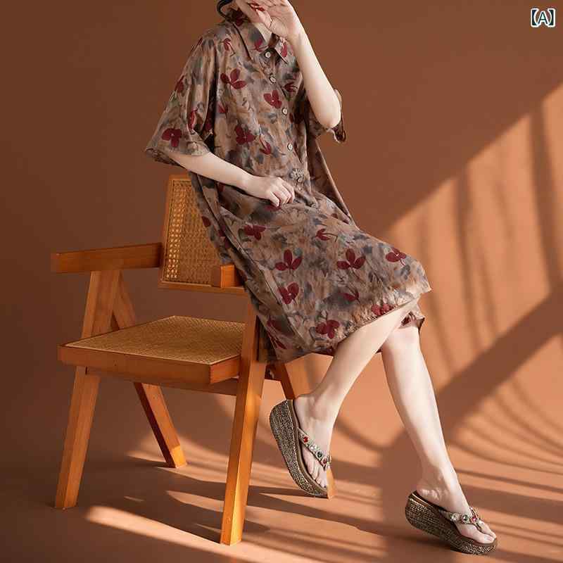 リネン ワンピース 夏 ゆったり レディース ロング丈 ノースリーブ 無地 綿麻素材 体型カバー 涼しい 通気性 春夏 マキシ丈ワンピース ナチュラル きれいめ