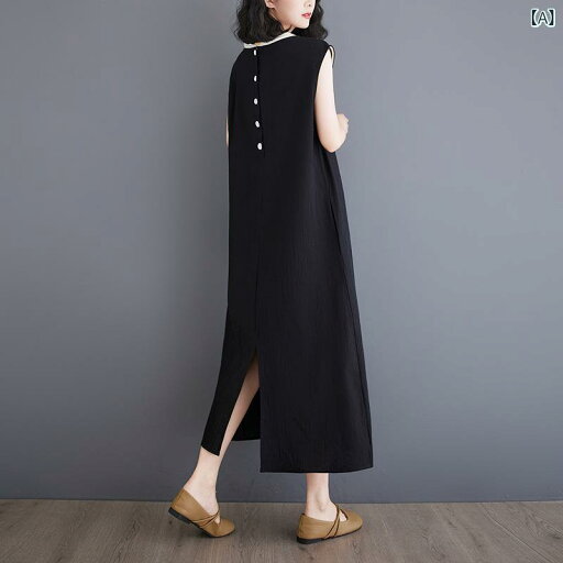 リネン ワンピース 夏 ゆったり 体型カバー 涼しい ノースリーブ ロング丈 レディース 大人きれいめ 綿麻混 素材 ナチュラル 無地 春夏 リゾート おしゃれ リネン ワンピース 夏 ゆったり 体型カバー 涼しい ノースリーブ ロング丈 レディース 大人きれいめ 綿麻混 素材 ナチュラル 無地 春夏 リゾート おしゃれ