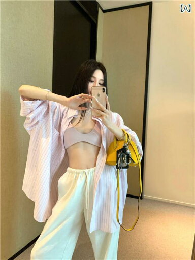 レディース シャツ ストライプ オーバーサイズ 体型カバー ゆったり トップス 長袖 羽織 春 夏 薄手 きれいめ カジュアル 通勤 レディース シャツ ストライプ オーバーサイズ 体型カバー ゆったり トップス 長袖 羽織 春 夏 薄手 きれいめ カジュアル 通勤
